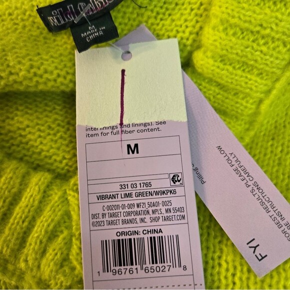 Wild Fable Women's V Neck Fuzzy Sweater Oversized Pullover Vibrant NWT Sz M - Picture 6 of 13